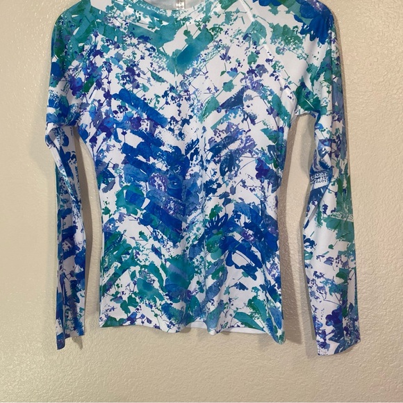 Whimsy Rose Long Sleeve Safe Sun Rashguard Top Women's Blouse Sundance XS - Picture 3 of 6